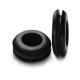 Rubber Grommet 16mm, Black (25 Pcs)