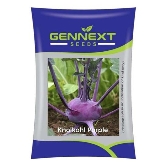 Knolkohl purple seeds Gennext 1gm (400-500seeds)