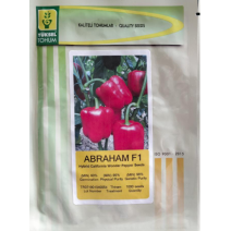 Yuksel - Red abraham F1 Bell Pepper (Red) 1000 seeds