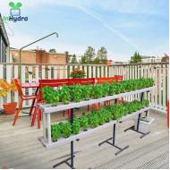 64 Plants Balcony Hydroponic Rack System