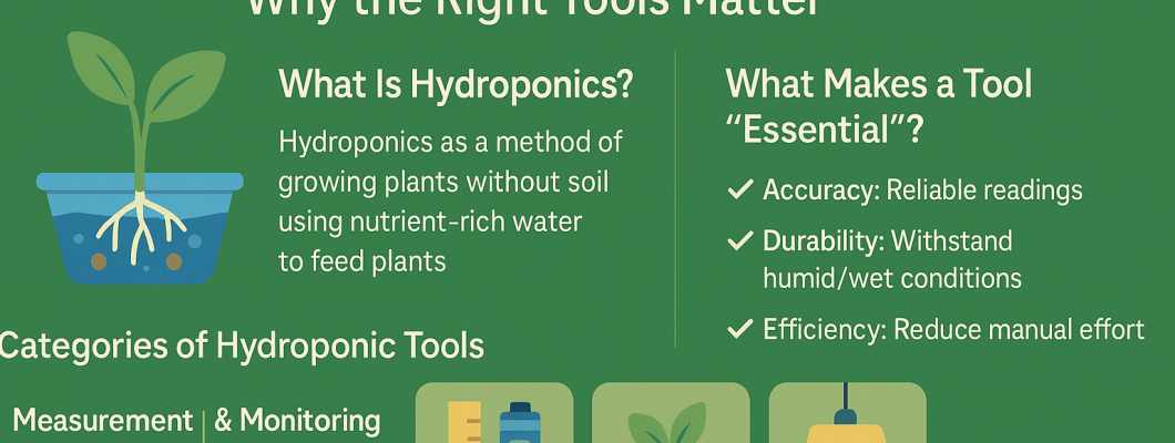 Best Hydroponic Gardening Tools & Supplies for Maximum Yield