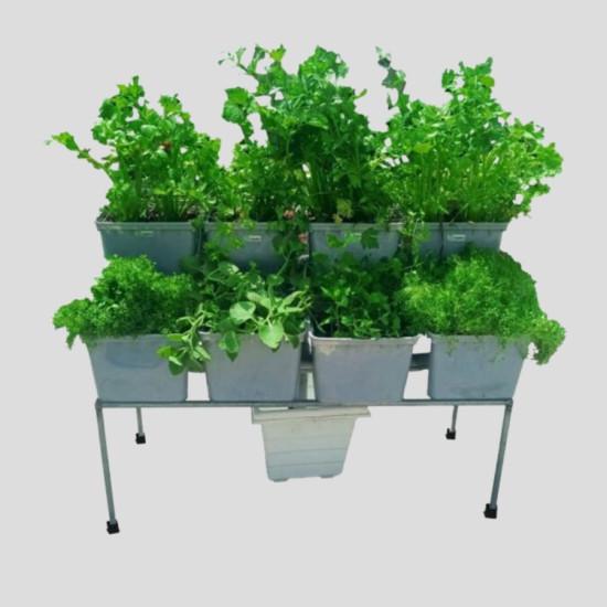8 Double Decker Dutch Bucket Hydroponics System