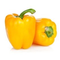 Yellow Bell Pepper (पीली शिमला मिर्च) -2pc.120-150gm