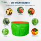 Grow Bags  18 x 12 (250 GSM ) Round HDPE  – UV Protected (Pack of 5)