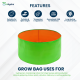 Grow Bags  18 x 6 (250 GSM ) Round HDPE  – UV Protected (Pack of 5)