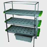 96 Plants Balcony Hydroponic Rack System