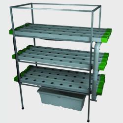 96 Plants Balcony Hydroponic Rack System
