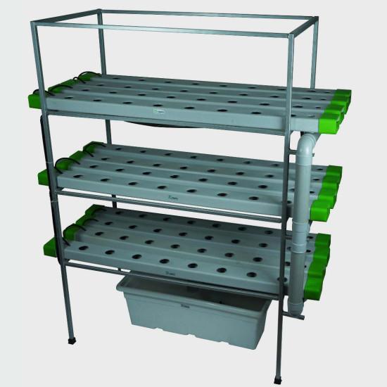 96 Plants Balcony Hydroponic Rack System