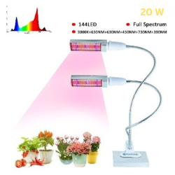 20Watts (2 X 10W) Gooseneck Arm E27 LED Grow Bulb
