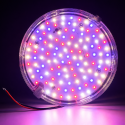 15W Full Spectrum LED Round Grow Light for Indoor Plants & Hydroponics