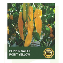 Pepper Sweet Point Yellow Seeds for Hydroponics - 30 Seeds