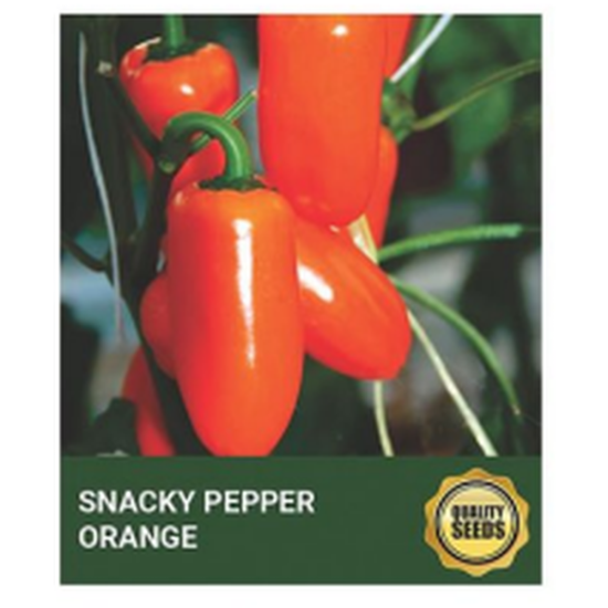 Snacky Pepper Orange Seeds for Hydroponics