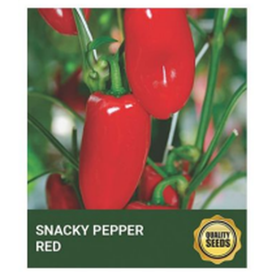 Snacky Pepper Red Seeds for Hydroponics & Soil Growing