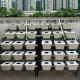 30 Bucket Step Up Dutch Bucket System for Hydroponic Farming