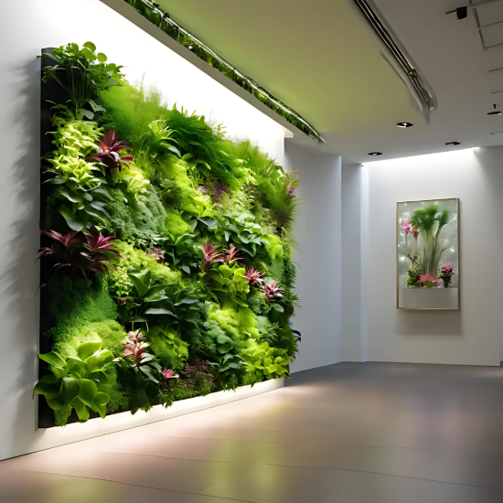 Vertical Hydroponics Wall Garden – Indoor & Outdoor Living Green Wall System | Modular Easy-Install Panels for Home, Balcony, Office & Café