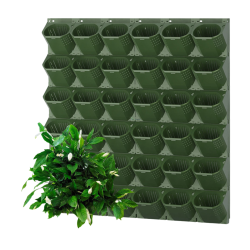 Vertical Hydroponics Wall Garden – Indoor & Outdoor Living Green Wall System | Modular Easy-Install Panels for Home, Balcony, Office & Café